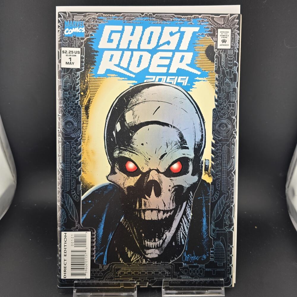 Ghost Rider 2099 #1 Prismatic Foil Cover 1st Ghost Rider 2099 Marvel 1994